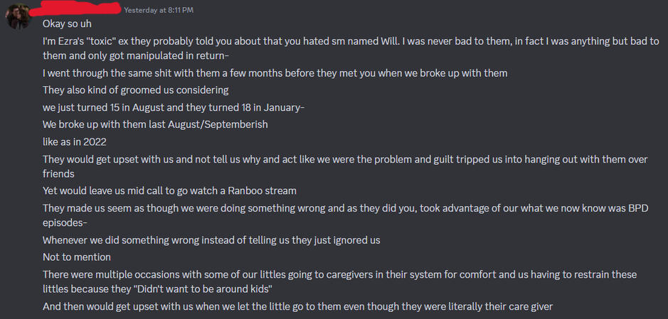 Full Statement From EX