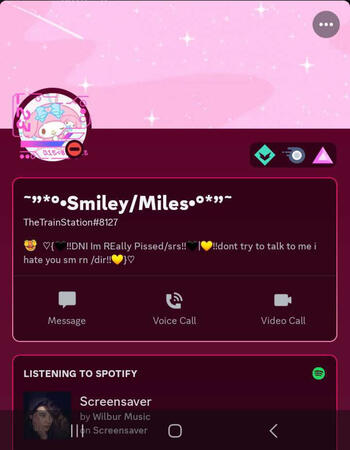 Setting this as their status to upset us